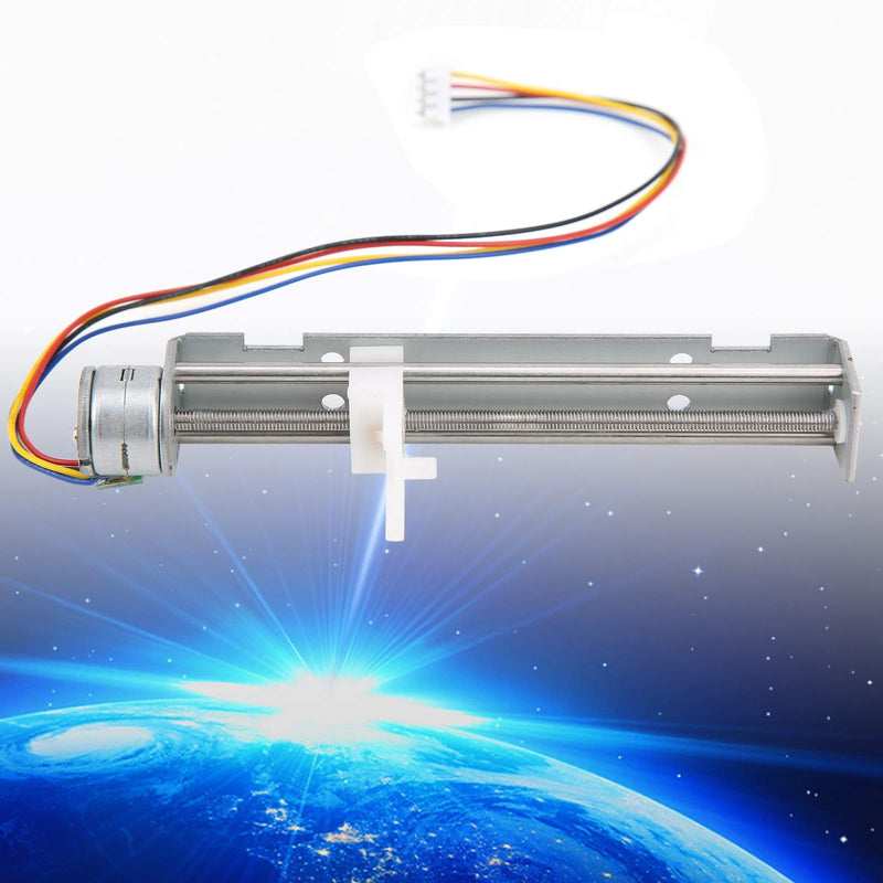 Electric Linear Guide Rail Motion Slide Actuator Module 80mm Stroke Driven by 2Phase 4Wire Stepper Motor for DIY CNC Linear Position Kit Engraving Machine