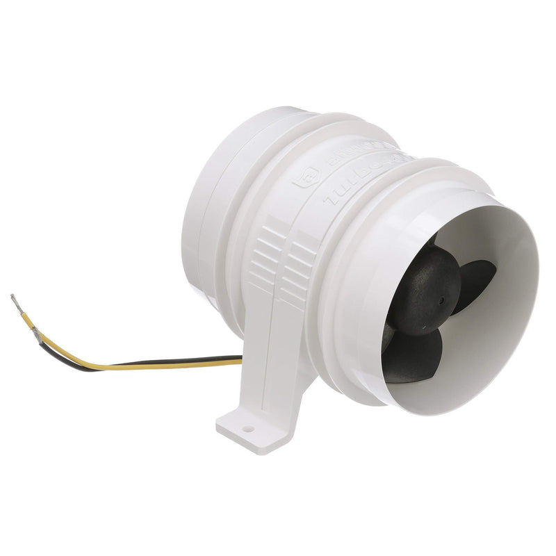 Attwood 1749-4 Turbo 4000 Series II In-Line Blower, For 4-Inch Interior Diameter Vent Hose, Water Resistant, 12-Volt Unspecified