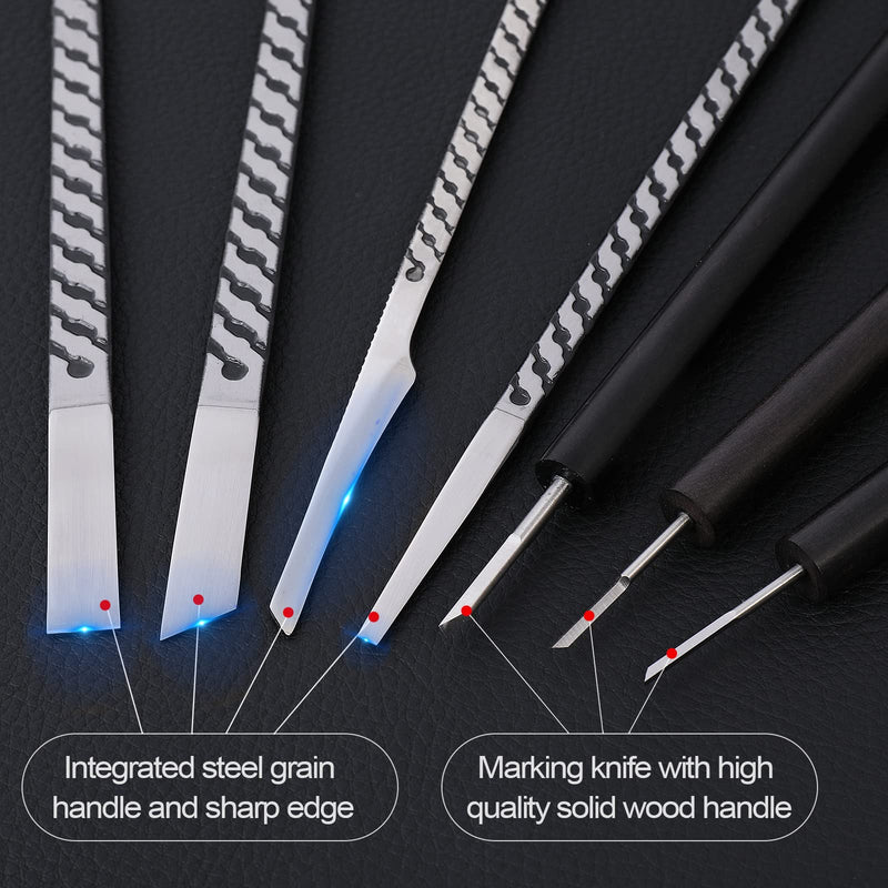 Pro Grade 3D Printing Tools Kits,Sharp high Manganese Steel 3D Printing Spatula Set,Deburring Tool Knife,Including Tool Box,Works on Metal,Resin,PVC and 3D Print Plastic Edges,Resin Art(Multi-Purpose)