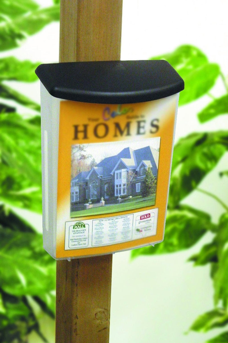 Source One Premium Large Outdoor Real Estate Style Brochure Holder 1 Pack