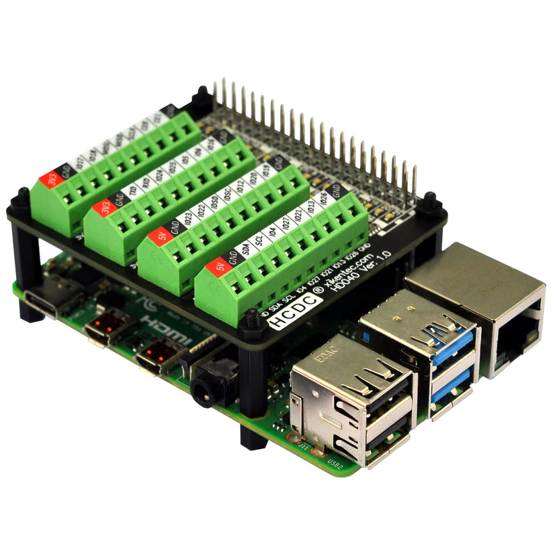 GPIO Status LED Terminal Block Breakout Board for Raspberry Pi A+ 3A+ B+ 2B 3B 3B+ 4B