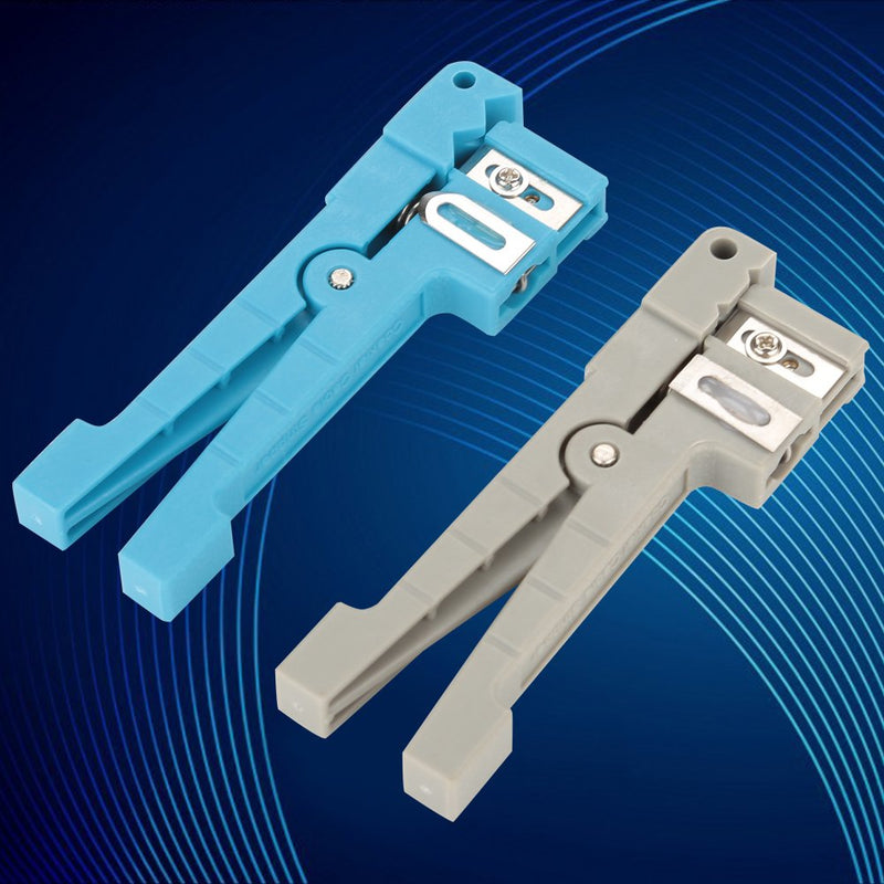 Fiber Optic Jacket Stripper Coaxial Cable Stripping Cutter Tool Cable Cutter Crimper 45-163 + 45-162 45-162+45-163