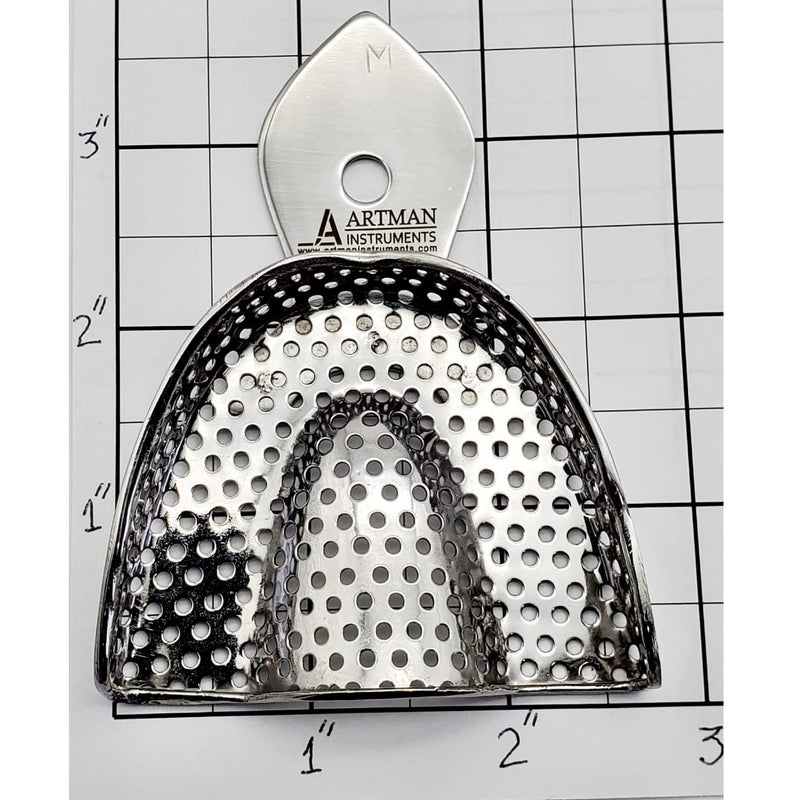 Dental Impression Trays 8 Small Medium Large and Extra Large Pairs Stainless Steel Denture Orthodontics by Wise Linkers USA