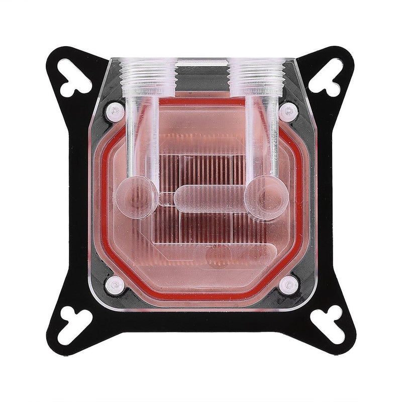 GPU Water Block Water Cooling Cooler Base, Copper POM Metal Water Cooling System Parts Kits for DIY PC Gamer with Waterway Component