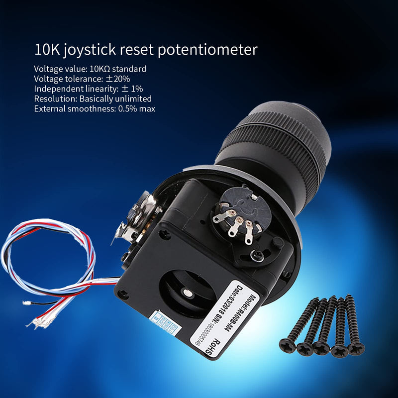 Uadme 10K Joystick, JH-D400X-R4 10K Joystick Reset Potentiometer Button Controller for Mobile Photography System Industrial and Scientific Instruments