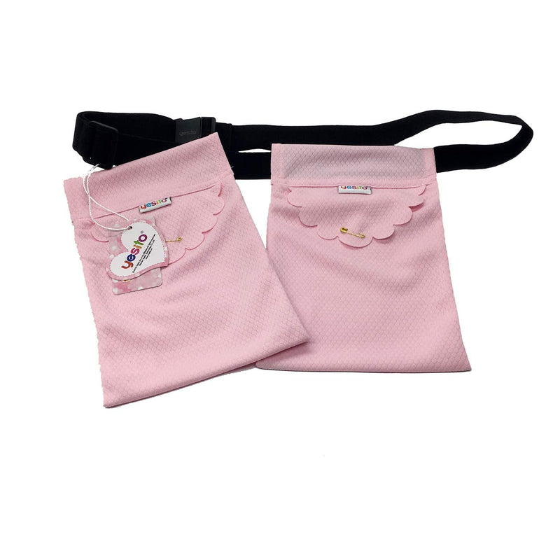 Yesito Mastectomy drainage pouch and Shower pouch for Post Mastectomy Support (Pink)