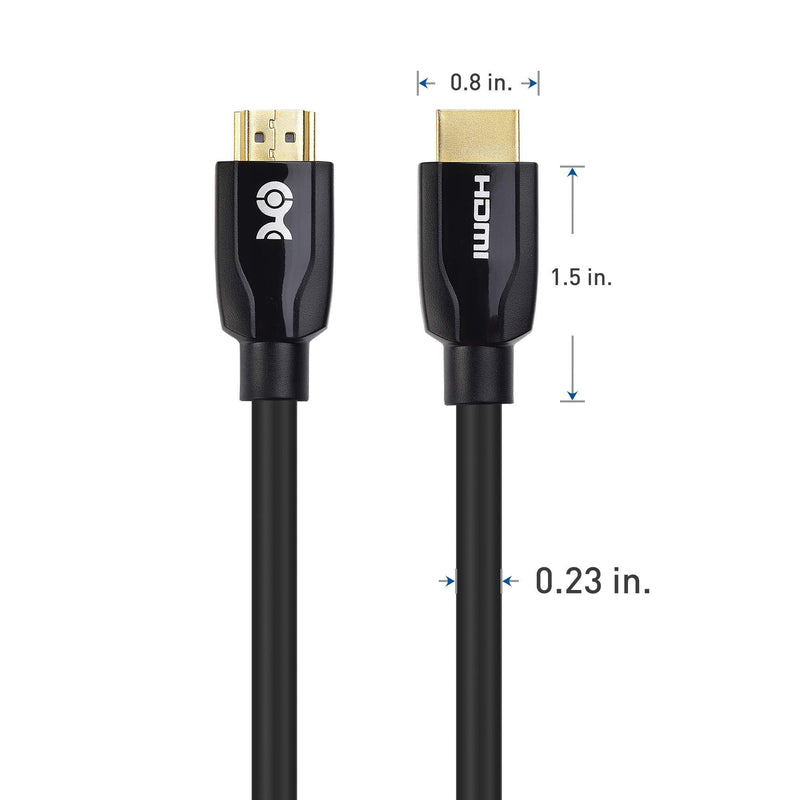 Cable Matters Premium Certified HDMI to HDMI Cable (Premium HDMI Cable) with 4K HDR Support in Black - 6 Feet 6 ft
