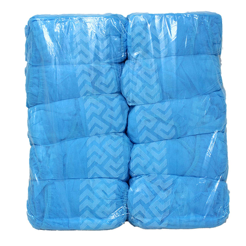 Ever Ready First Aid - Disposable Shoe Covers, Lightweight, Breathable, Dust and Skid Proof Boot Cover, One Size Fits Most, 50 Pairs (100 Count) 100