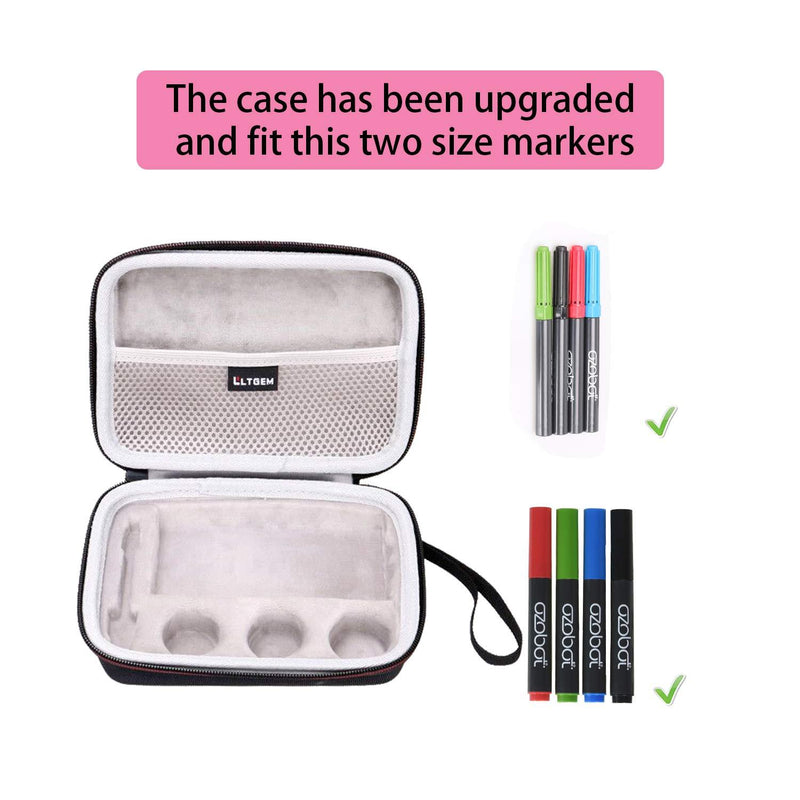 LTGEM Carrying Case for Bit Coding Robot - Fits USB Charging Cable/playfield/Skin / 4 Color Code Markers (Fits a Full Robotics kit)-Case only A-Gray