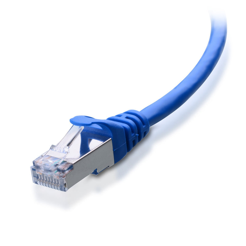 Cable Matters Cat 6a, Cat6a (SSTP, SFTP) Shielded Ethernet Cable 14 ft in Blue