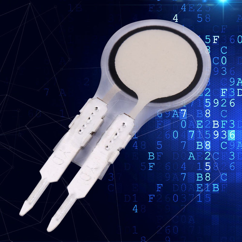 Force Sensor Thin Film Force-Sensitive Resistor Diameter 7.5mm Waterproof Pressure Sensor, 10kg