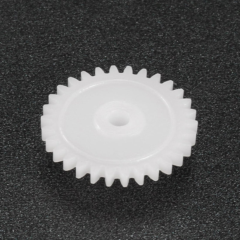 uxcell 20pcs Plastic Gears 24 Teeth Model 24102B Reduction Gear Plastic Worm Gears for RC Car Robot Motor