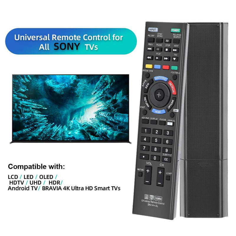 Gvirtue Sony Universal Remote Control for Almost All Sony RM-YD005 RM-YD014 RM-YD018 RM-YD021 RM- YD024 RM-YD025 YD026 RM-YD027 RM-YD028 RM-YD040 RM-YD063 RM-YD065 RM-YD092 RM-YD102 RM-YD103 RM- Y156 SN-14+L