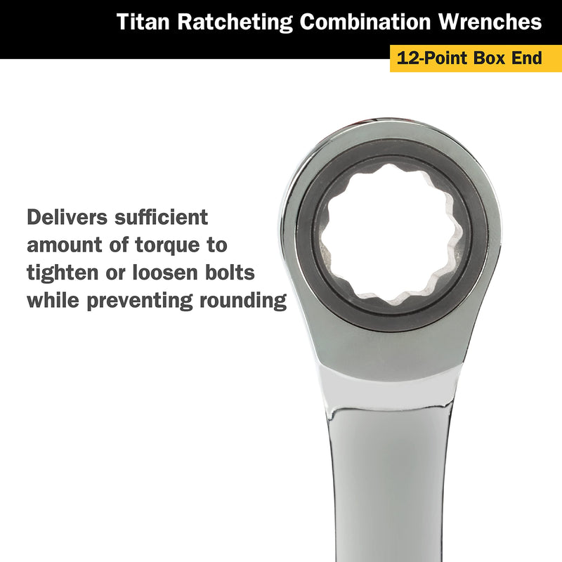 Titan 12604 7/16" Ratcheting Wrench 7/16"