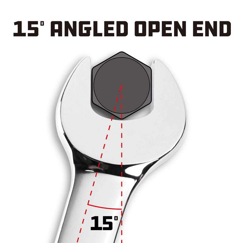 Powerbuilt 644126 Metric 22mm Polished Combination Wrench