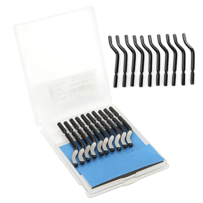 20pcs Deburring Blades BS1010 Replacement Deburring Knife Deburring Tool for Metal Plastic Aluminum Copper PVC Iron