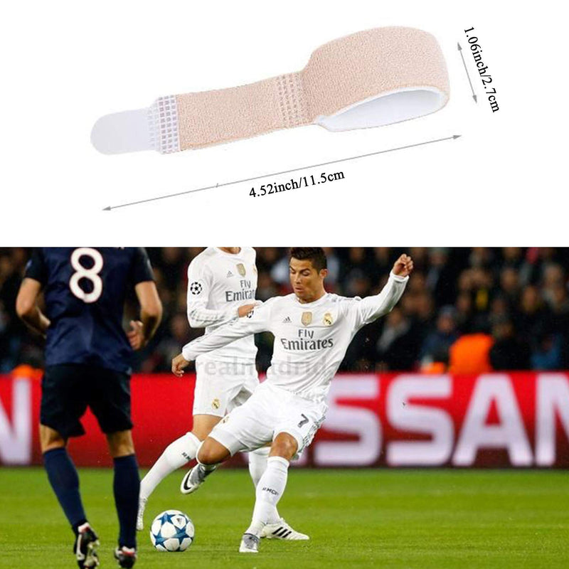 6 Pcs Broken Toe Separator Wrap Hammer Toe, Toe Straightener, Cushioned Bandages Toe Splint Wraps Separator for Broken Injured Finger Hammer Toe
