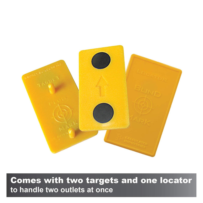 Calculated Industries 8120 Plug Mark Drywall Electrical Box Cutout Locator for Existing Electrical Outlets in Rehabilitation and Replacement Work
