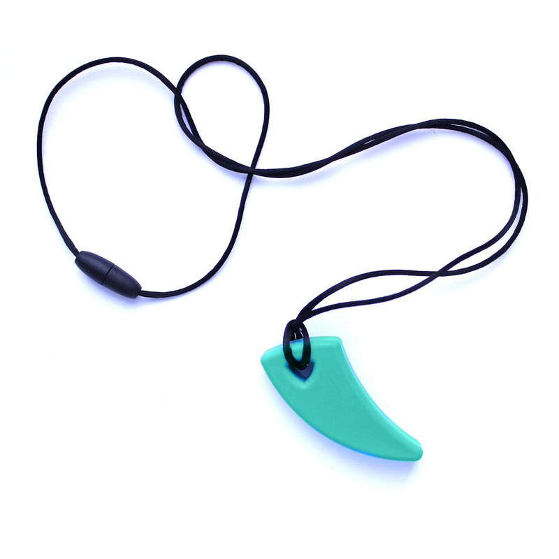 ARK's Saber Tooth Chew Necklace for Mild to Moderate Chewing (Teal)