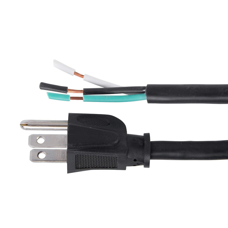 Bergen Industries Inc PS915143 3-Wire Appliance and Power Tool Cord, 9 ft, 14 AWG, 15A/125V AC, 1875w,Black Black