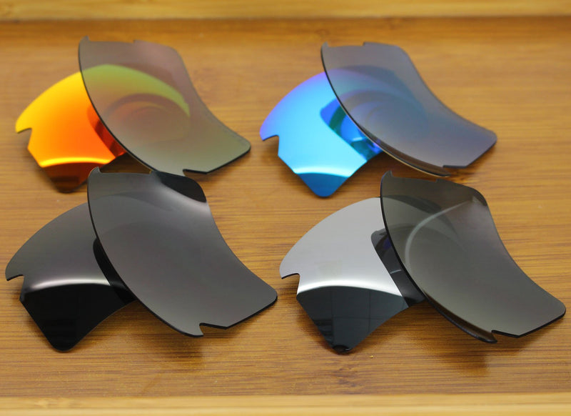 ACOMPATIBLE 4 Pair Replacement Polarized Lenses for Oakley Flak 2.0 XL Sunglasses OO9188 Pack P7