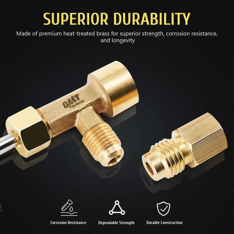 Orion Motor Tech R134a Can Tap, Puncture Style R134a Refrigerant Dispenser with Tank Adapter for 1/4" and 1/2" AC Charging Hoses for Refilling Automotive Truck SUV and Other Air Conditioning Systems