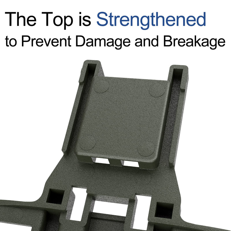 Upgraded 8 Packs Polymer Material W10546503 Upper Rack Adjuster & W10195840 Dishwasher Top Rack Adjuster & W10195839 Rack Adjuster & W10250160 Arm Clip-Lock& Fit Replacement for 665 Dishwasher