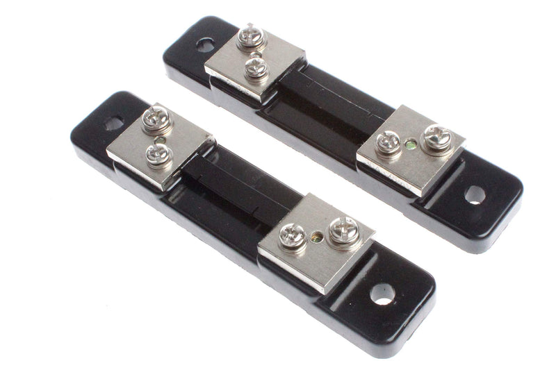 NOYITO 30A 75mV Metal Shunt Resistor External Shunt for Current Ammeter Analog Panel Meter (Pack of 2)