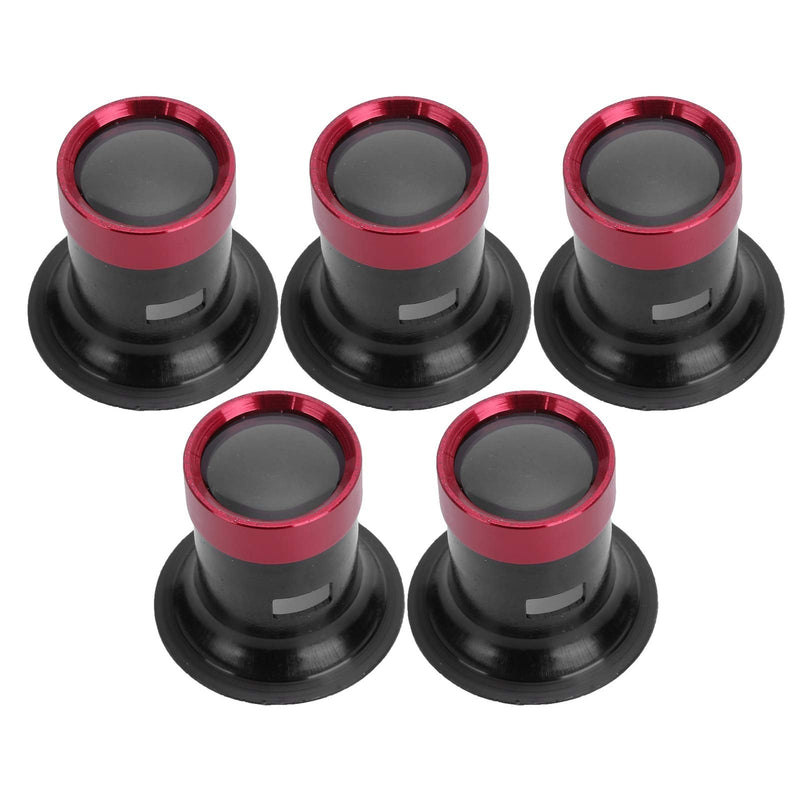 5Pcs Aluminum Alloy Magnifying Glasses, Watch Repair Glass Lens Magnifier Loupe Accessory Magnifying Glass For Watchmakers Eye Loupe Glass Tools