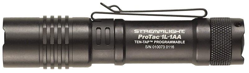 Streamlight 88061 ProTac 1L-1AA 350-Lumen Dual Fuel Professional Tactical Light, Black Protac 1L-1AA, 350 Lumens