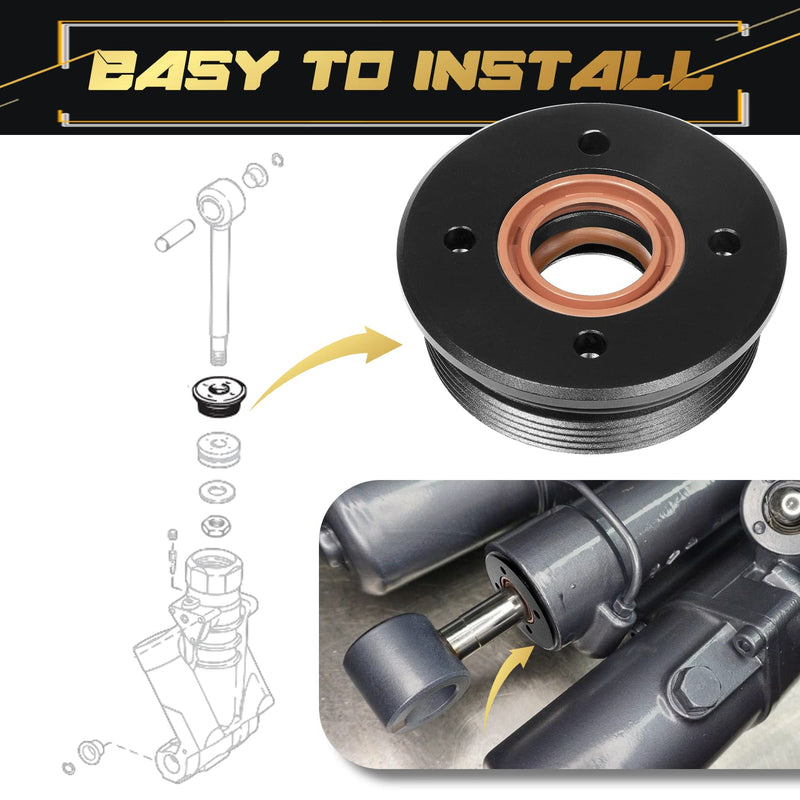 1 PC Tilt Cap/Gland with Seals Fit for Yamaha 200-225-250-300 HP V6 3.3L End Cap Tilt Cylinder 61A-43811-00-00