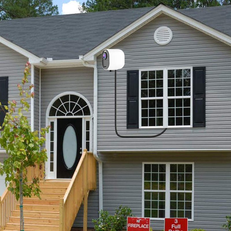 Charging Cable for Arlo Pro 3 and Arlo Ultra, Indoor Outdoor Magnetic Power Cable with Charger Compatible with Arlo Ultra/Ultra 2/ Arlo Pro 3/4, 10ft Cord and Adapter for Arlo, NOT for Floodlight 10 FT Black