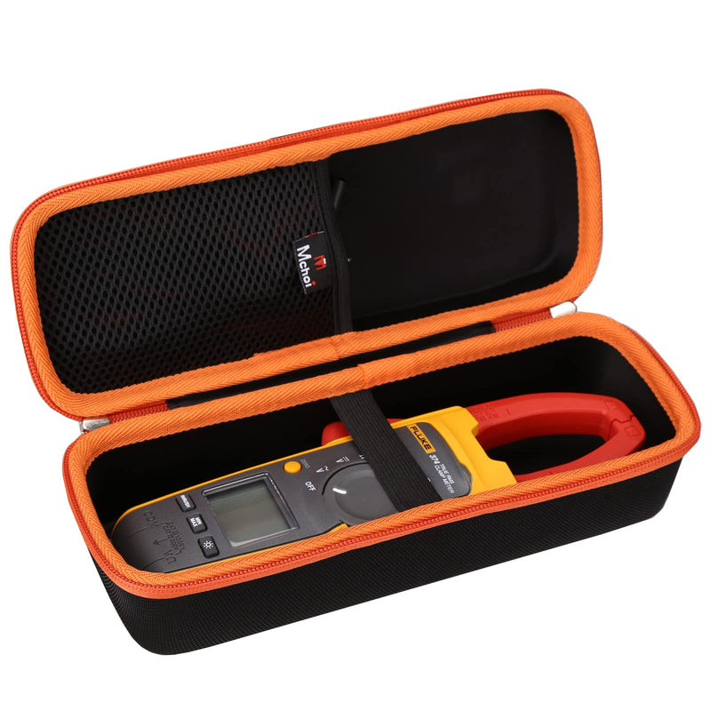 Mchoi Hard Portable Case Compatible with Fluke 374/376 True-RMS AC/DC Clamp Meter,CASE ONLY