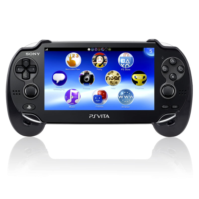 CHENLAN New Trigger Grips Hand Grip Compatible Durable Joypad Plastic Flexible Hand Grip Compatible With for PS Vita PSVita Playstation Vita 1000 (PCH-1000), black