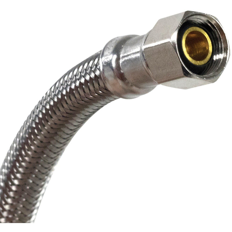 Certified Appliance Accessories Dishwasher Hose with 90 Degree MIP Elbow, Water Supply Line, 6 Feet, PVC Core with Premium Braided Stainless Steel