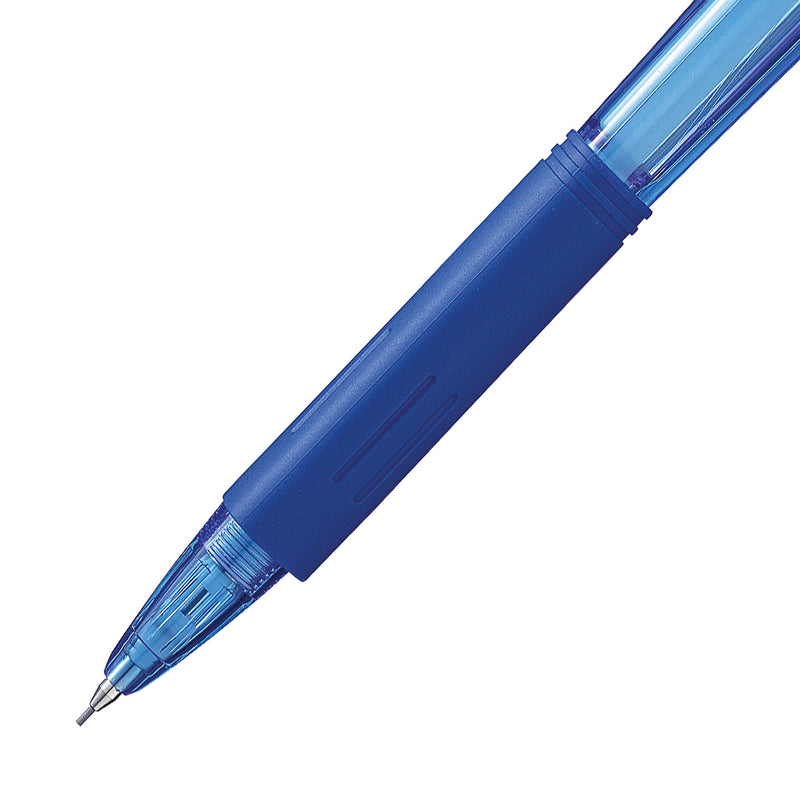 Pentel EnerGize-X Mechanical Pencil 0.7mm Blue Barrel, Box of 12 (PL107C)