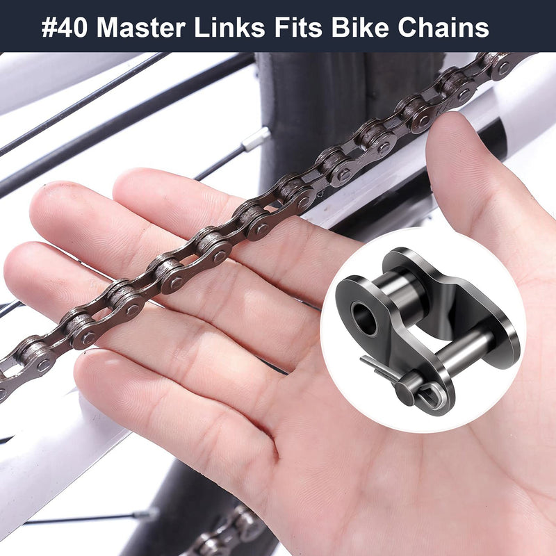 OIIKI Roller Chain Offset Link #40, 8-Pack