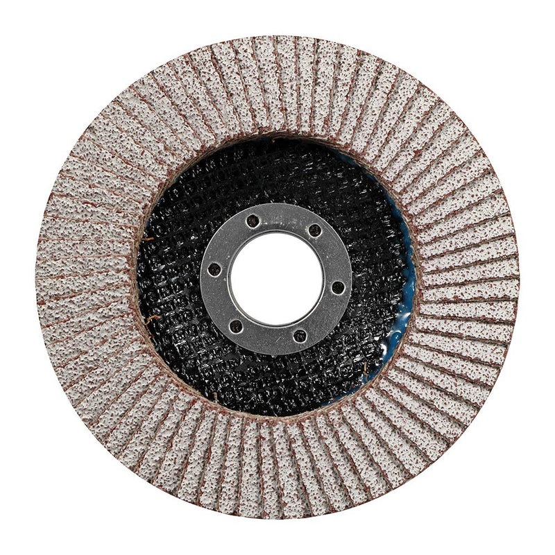 BHA Calcium Coated Flap Discs for Aluminum Type 27, 4.5" x 7/8" - 5 Pack (36 Grit) 36 Grit