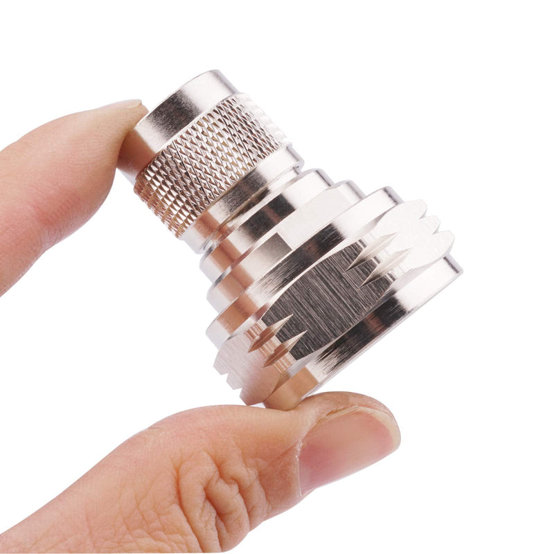 L29 7/16 DIN Male Jack to N Male Plug Rf Coaxial Adapter Connector