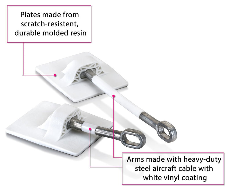 Refrigerator Lock (White Without Padlock) White Without Padlock