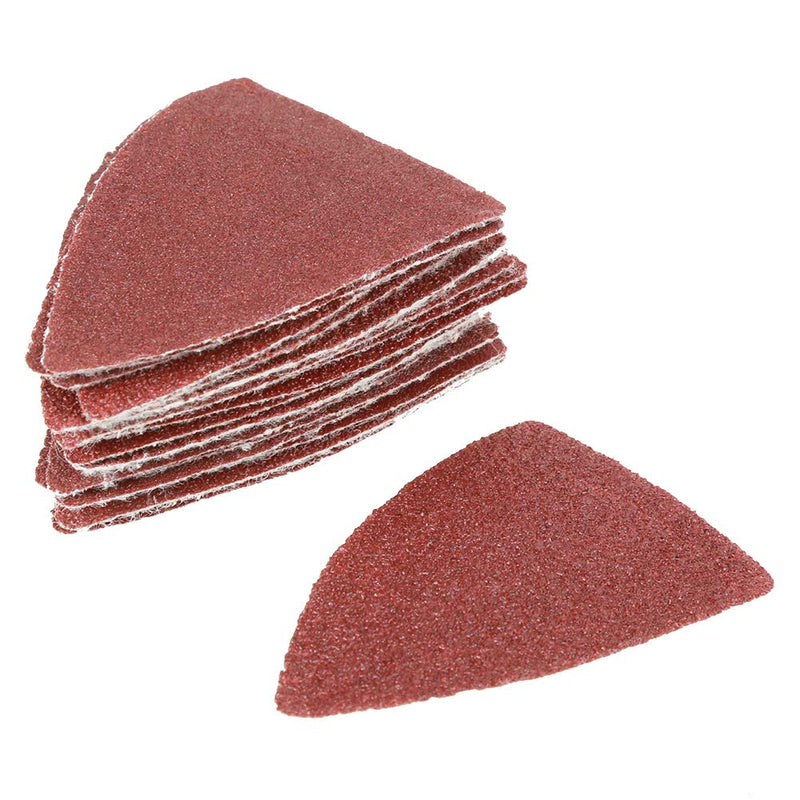 Sanding Triangles, Fydun 82PCS Oscillating Multi Tool Sand Pad Sandpaper Durable Sanding Kit for Wood Plastic Soft Metal