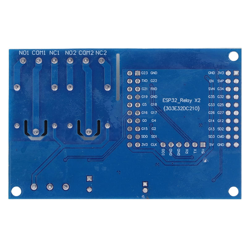 Dual relay module ESP32 development board ESP32-WROOM secondary development DC5-60V power supply