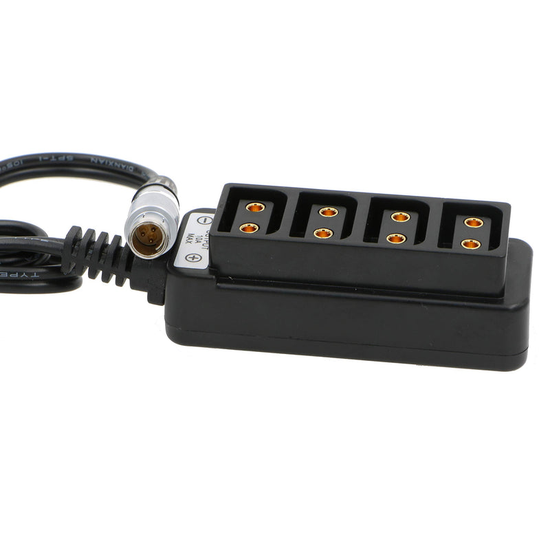 Alvin's Cables 3 Pin RS to 4 Port D Tap Female Cable for ARRI Cameras