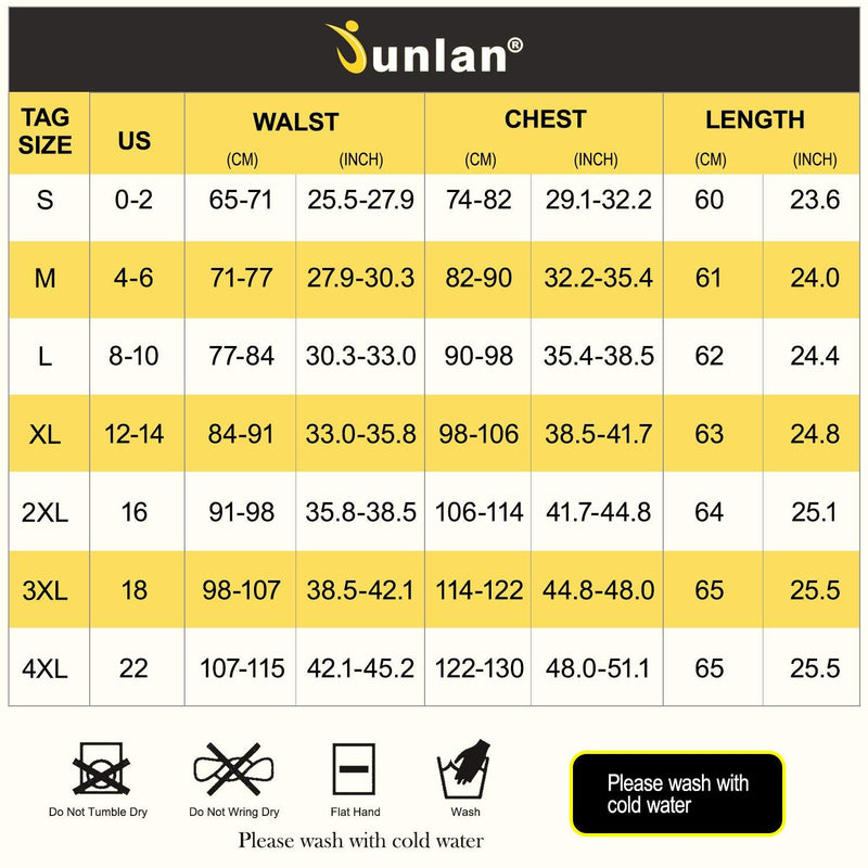 Junlan Sauna Suit for Women Waist Trainer Vest for Women Sweat Tank Top Shaper for Women with Zipper Black Small