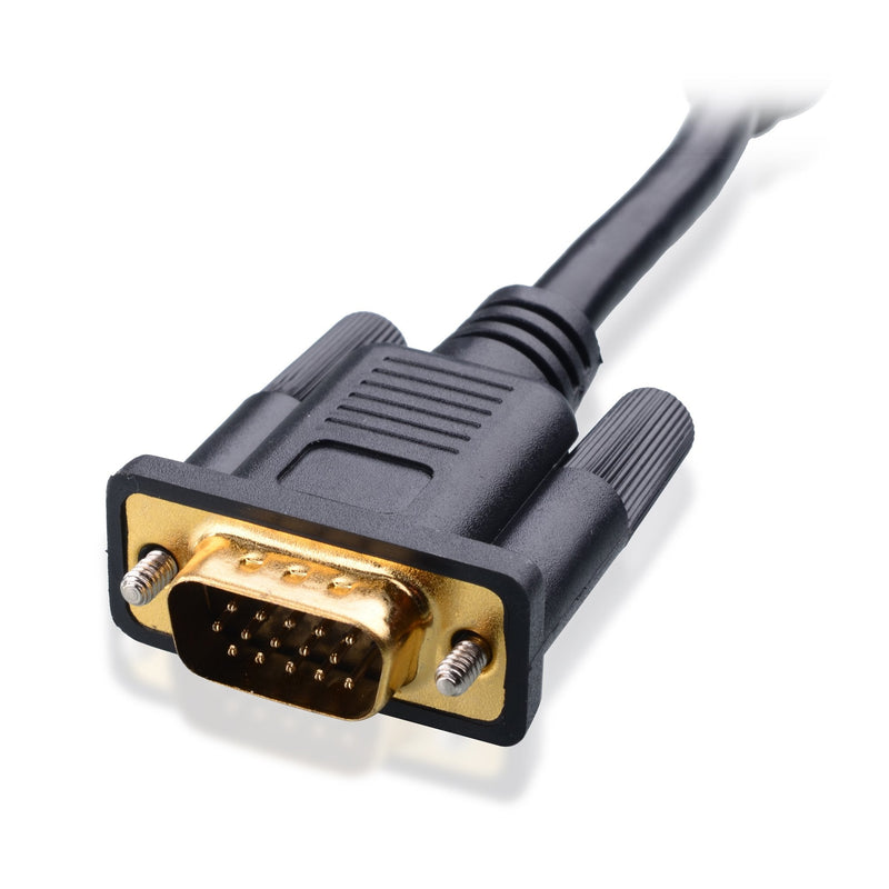 Cable Matters VGA to VGA Cable with Ferrites (SVGA Cable) 50 Feet