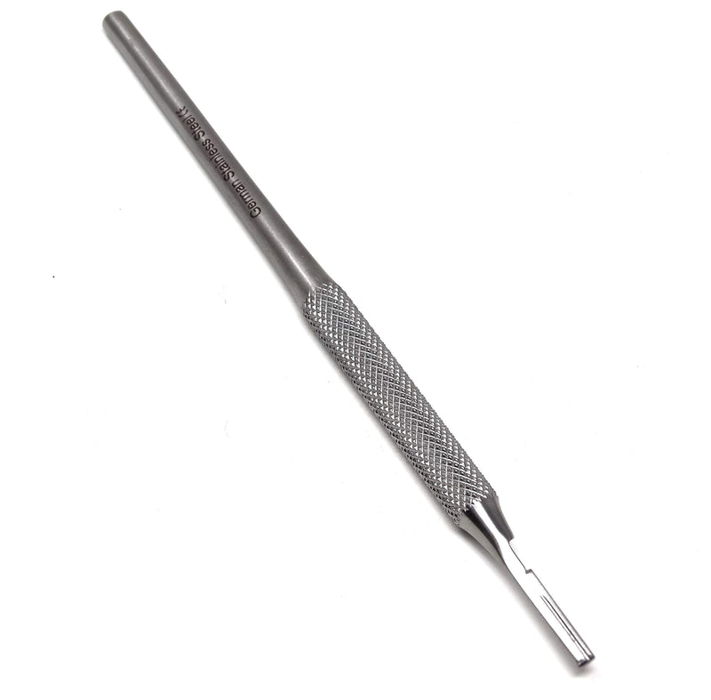 Premium Quality Round Scalpel Handle #3, Stainless Steel (Fits Size 9-16 Scalpel Blades)