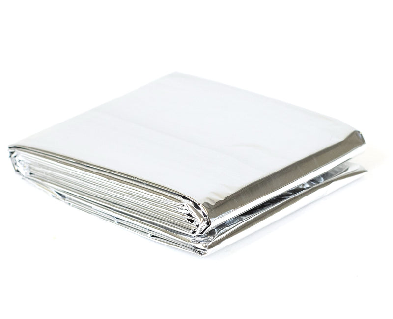 Primacare CB-6831 Emergency Mylar Thermal Foil Blanket, Lightweight and Durable Insulation Mylar Material, Perfect for Outdoors, Hiking, Survival, First Aid, 62" x 82"