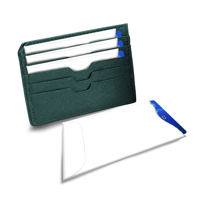 RFID Blocking Sleeves, Pack of 15 (Credit Card Holders Only) for Identity Theft Protection, Perfectly Fits in Wallet/Purse 15 RFID Sleeves