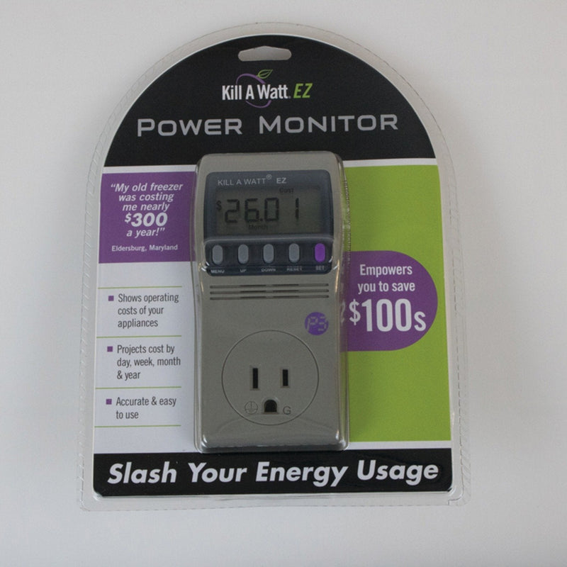 P3 International P4460 Kill A Watt EZ Electricity Usage Monitor 1 Pack grey