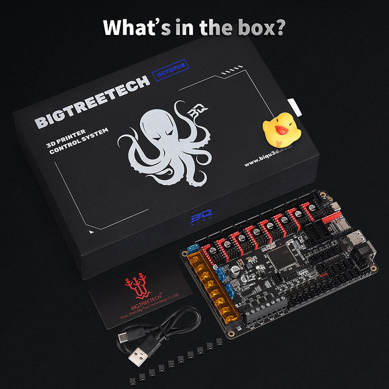 BIGTREETECH Octopus V1.1 Control Board 32bit Compatible TMC2209, TMC2208 Stepper Driver, Support DIY Klipper Firmware and Raspberry Pi Online Printing for Voron Upgrade 3D Printer